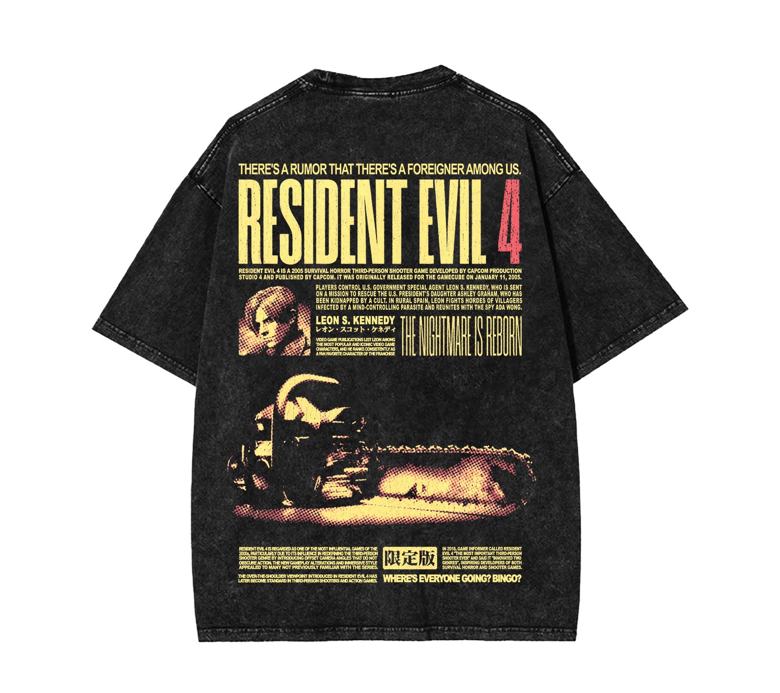 Resident Evil 4 Washed Graphic Tee [TPR] - Image 3